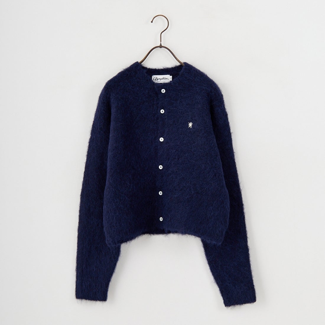 Gymphlex [ジムフレックス] クルーネック ショートカーディガン [GY-D0098SGK] DK.NAVY