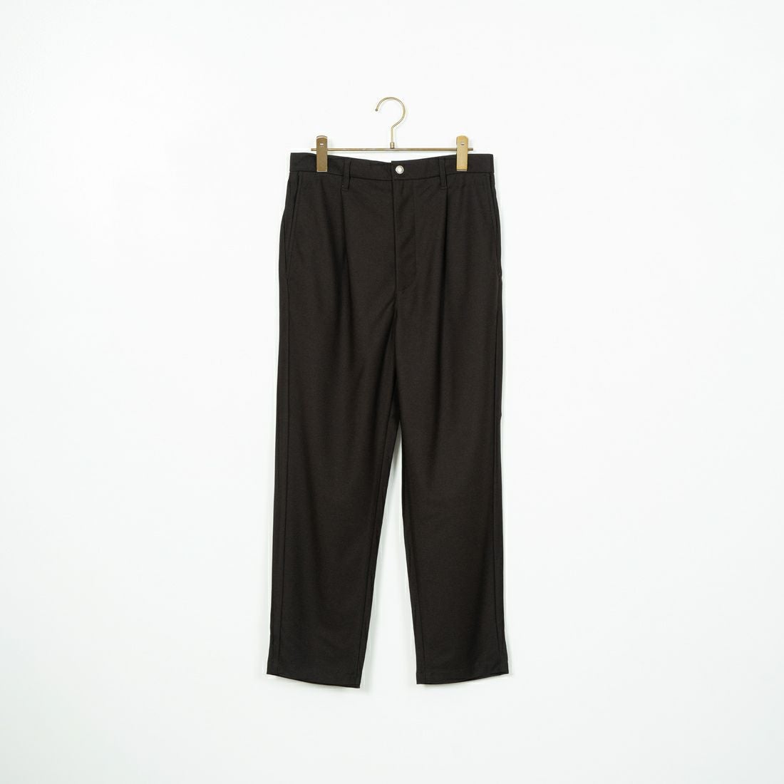 Jeans Factory Clothes [ジーンズファクトリークローズ] ウールライクニットツイルワイドテーパード [JFC-244-058] 54 BRN