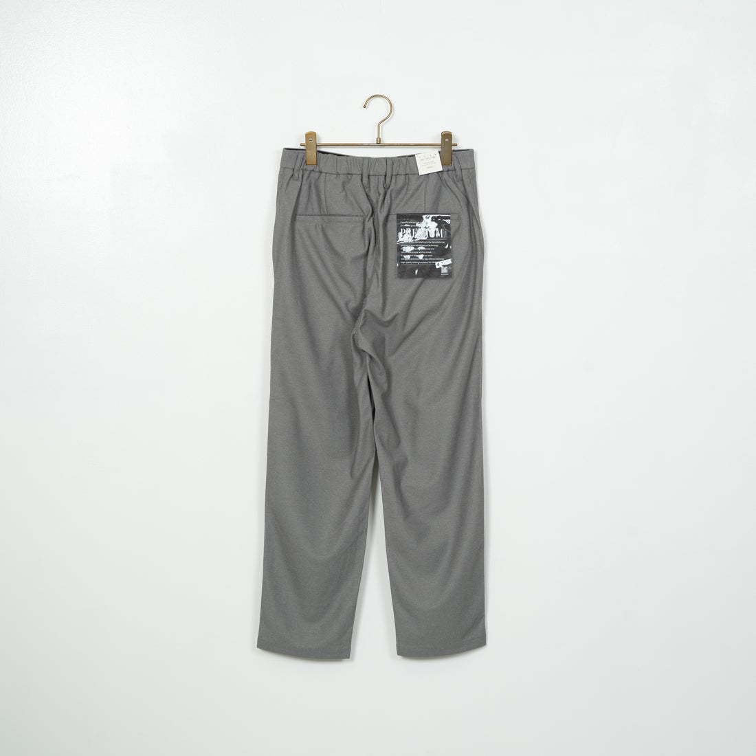 Jeans Factory Clothes [ジーンズファクトリークローズ] ウールライクニットツイルワイドテーパード [JFC-244-058] 64 GRY