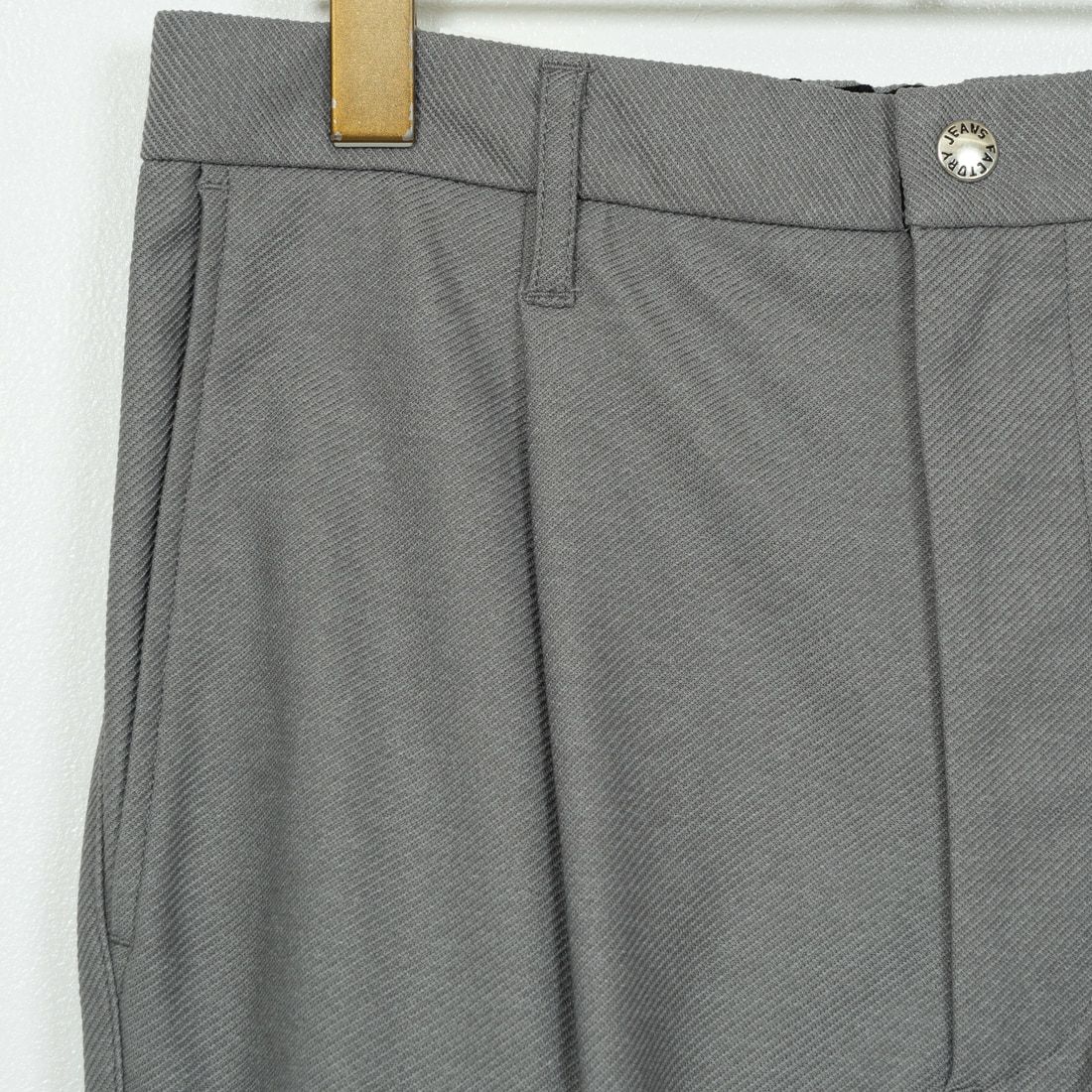 Jeans Factory Clothes [ジーンズファクトリークローズ] ウールライクニットツイルワイドテーパード [JFC-244-058] 64 GRY