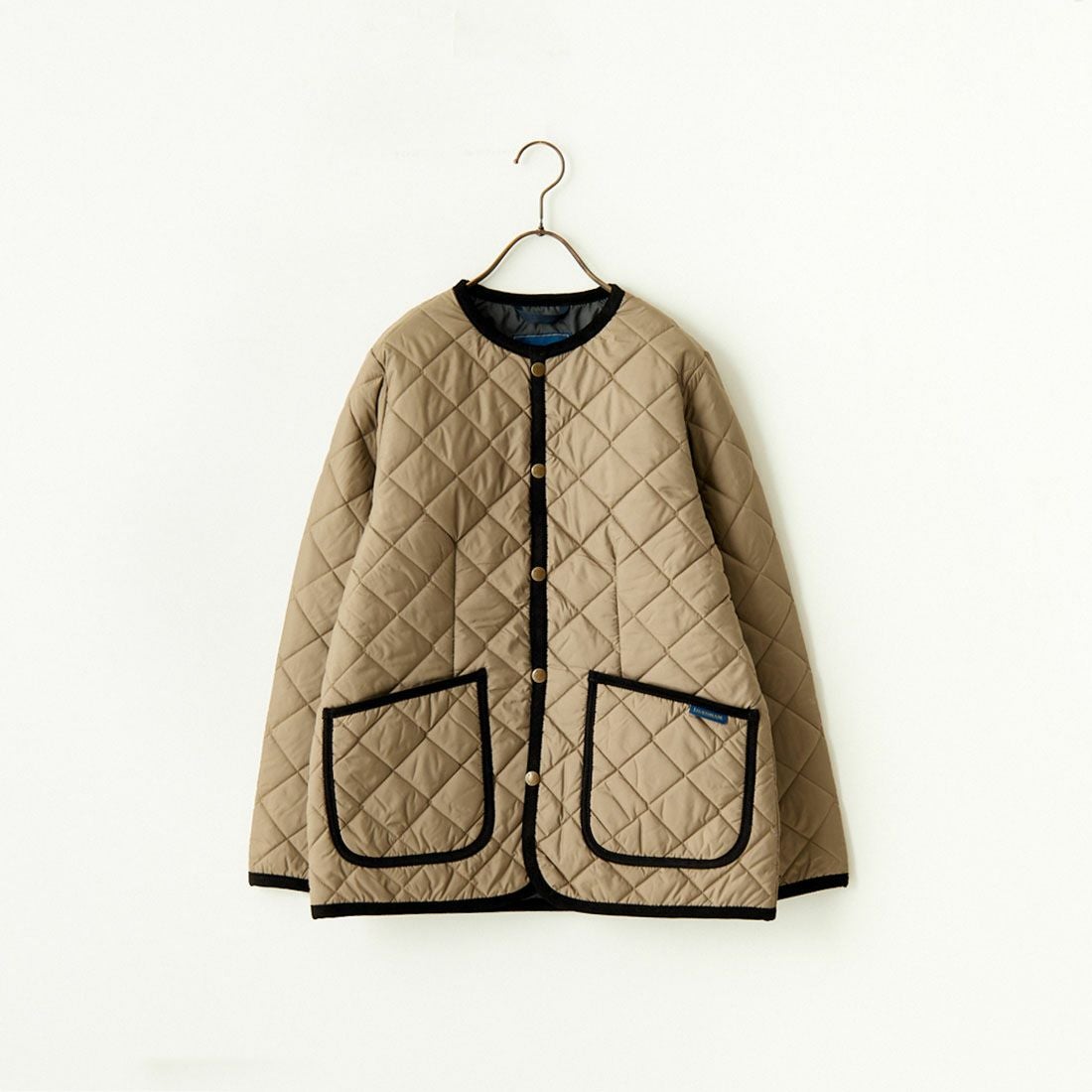 LAVENHAM [ラベンハム] クルーネックキルティングジャケット [LV6186] C62 CORK