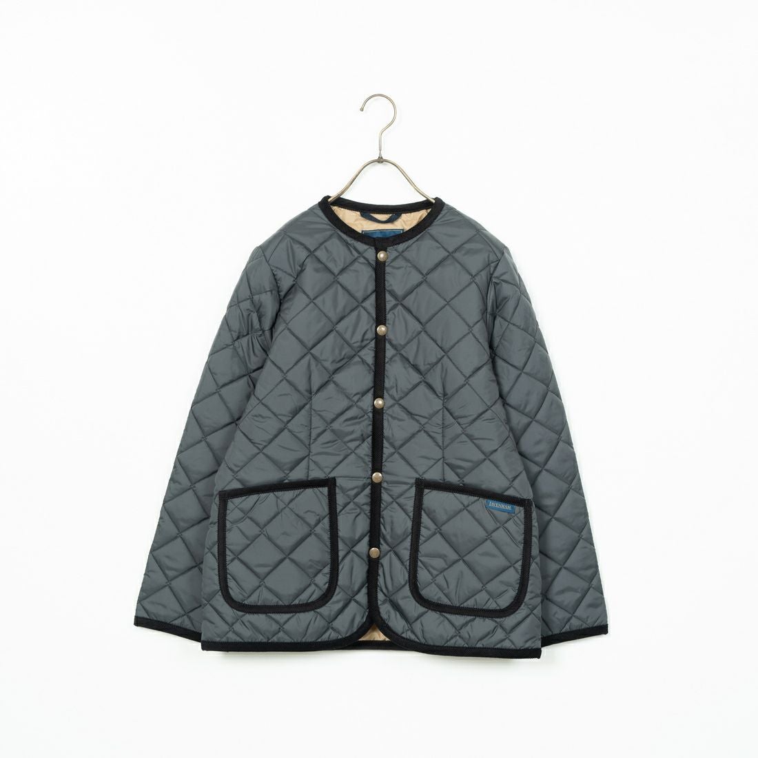 LAVENHAM [ラベンハム] クルーネックキルティングジャケット [LV6186