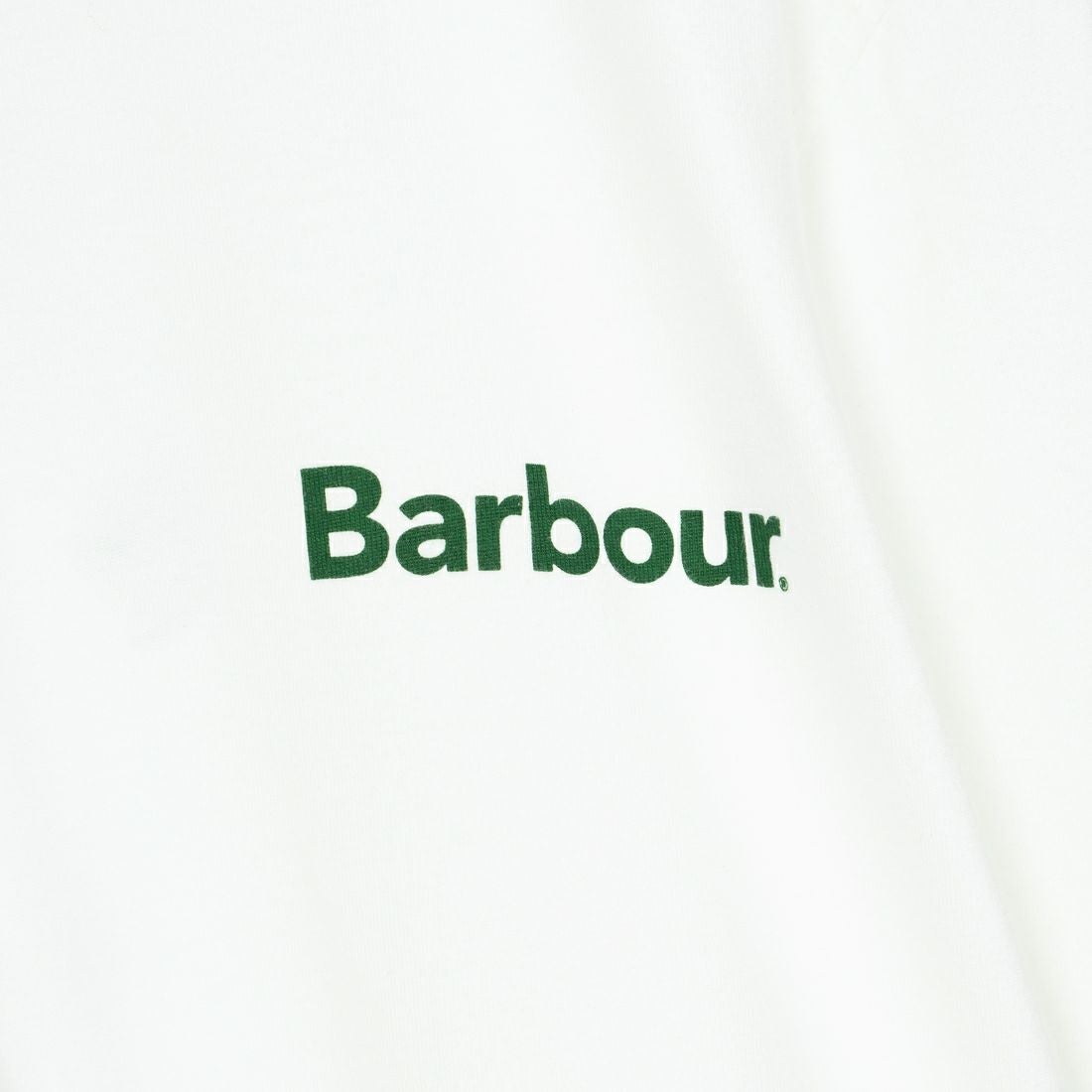 Barbour [バブアー] ワンポイントロゴ ロングスリーブTシャツ [MTS1328] WHITE