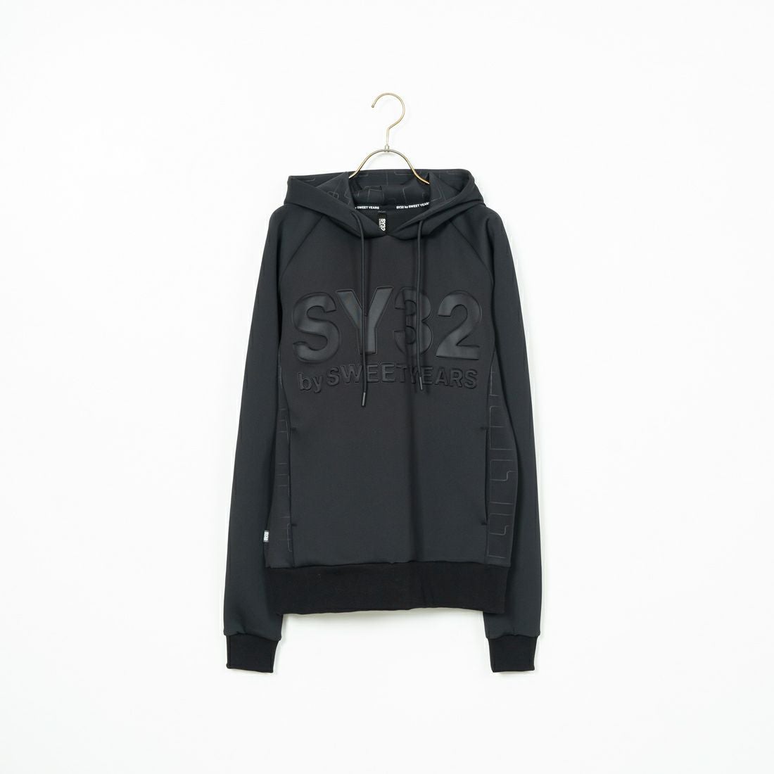 SY32 [エスワイサーティトゥ] ダブルニット プルオーバーフーディー [14506] BLACK