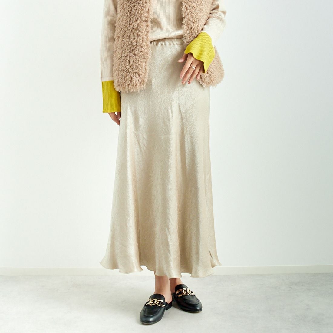 810 ﾍﾞｰｼﾞｭ&&モデル身長：167cm 着用サイズ：36&&