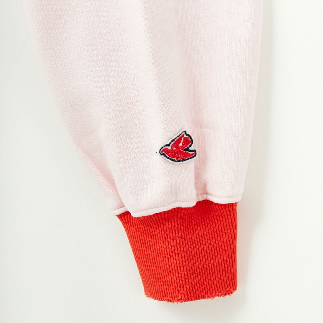 Le Pigeon Voyageur [ル ピジョン ヴォワイヤジュール] ツートーンフーディ [PGD3-12M022] PINK/RED