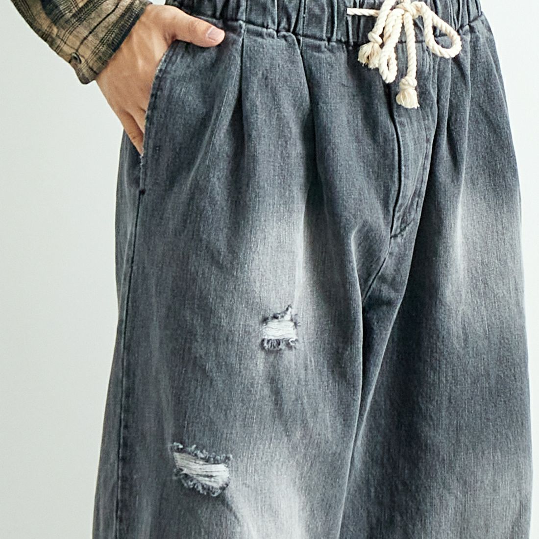 VALTA [ヴァルタ] 別注 ハカマパンツ [VA24AW3039-JF] 710 BLACK