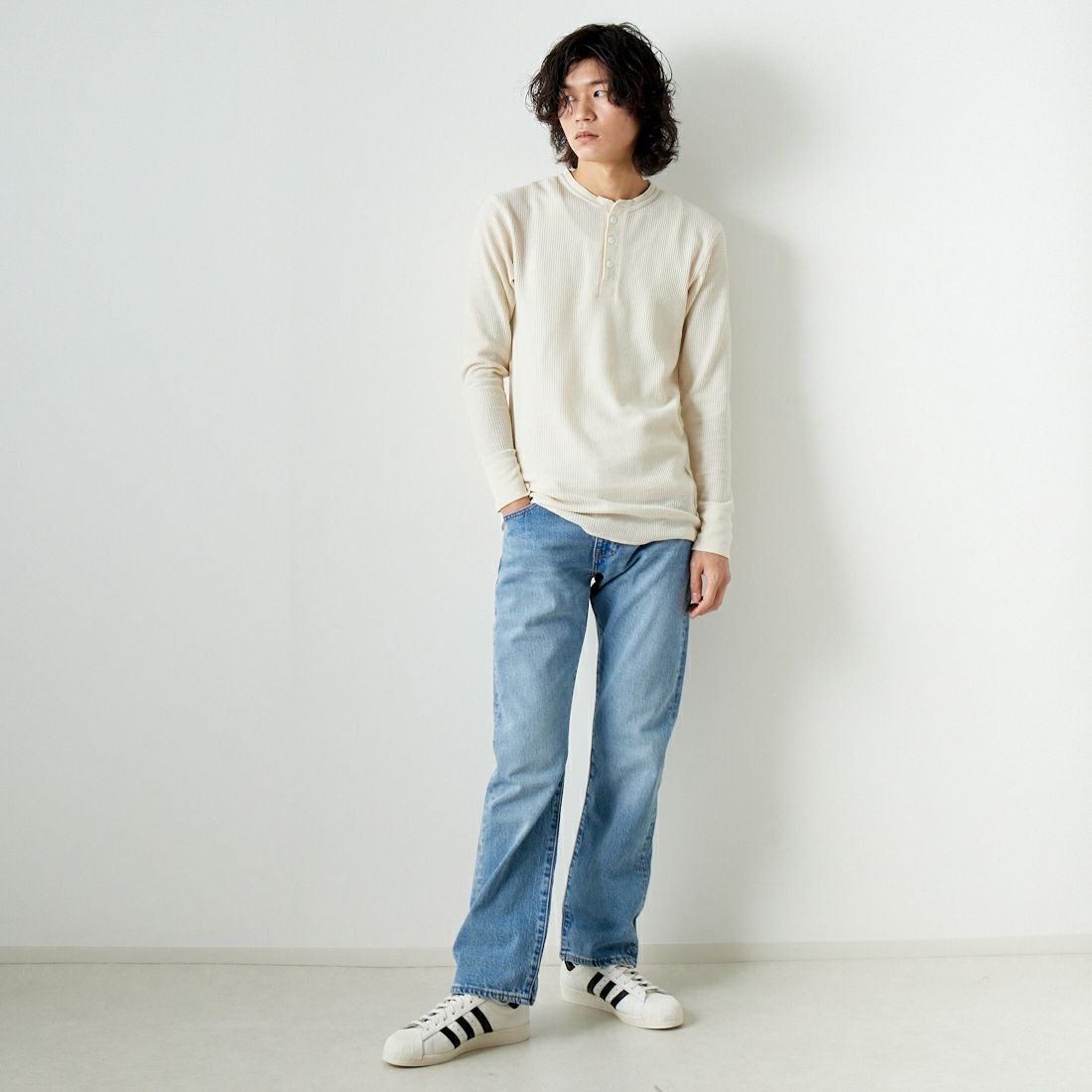 JE MORGAN [ジェイイーモーガン] ヘンリーネックTシャツ [JC189-52S