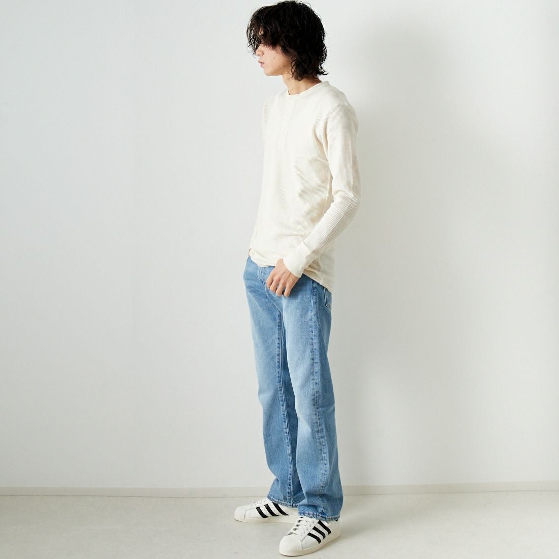 JE MORGAN [ジェイイーモーガン] ヘンリーネックTシャツ [JC189-52S