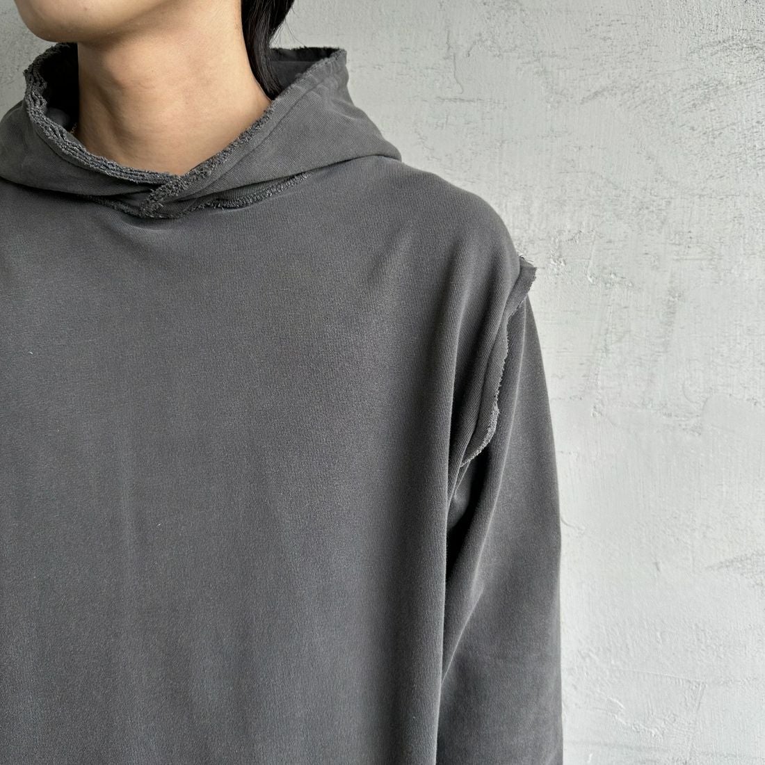 ONEITA [オニータ] 別注 インサイドアウト スウェットパーカー [2423-441IN-JF] CHARCOAL