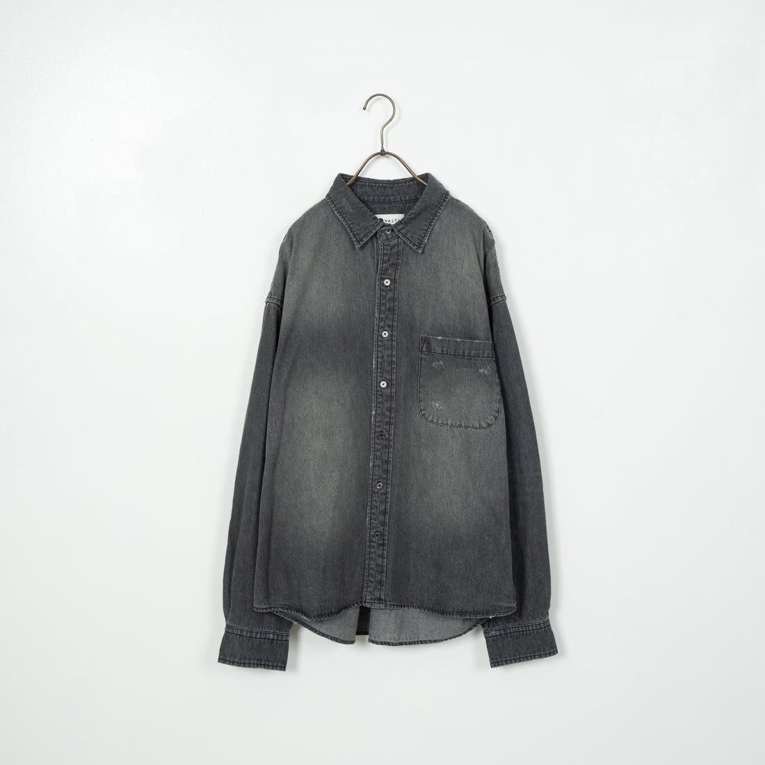VALTA [ヴァルタ] 別注 デニムシャツ [VA24AW3040-JF] 710 BLACK