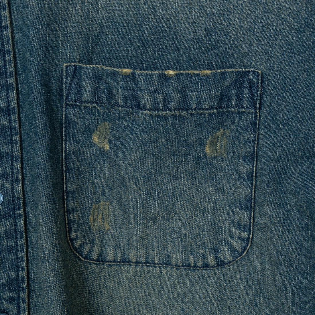 VALTA [ヴァルタ] 別注 デニムシャツ [VA24AW3040-JF] 252 BLUE