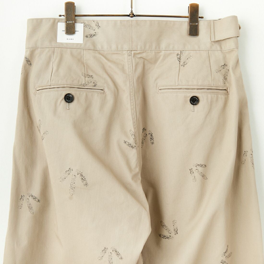 Name. [ネーム] ベルテッドパンツ [NMPT-020] BEIGE