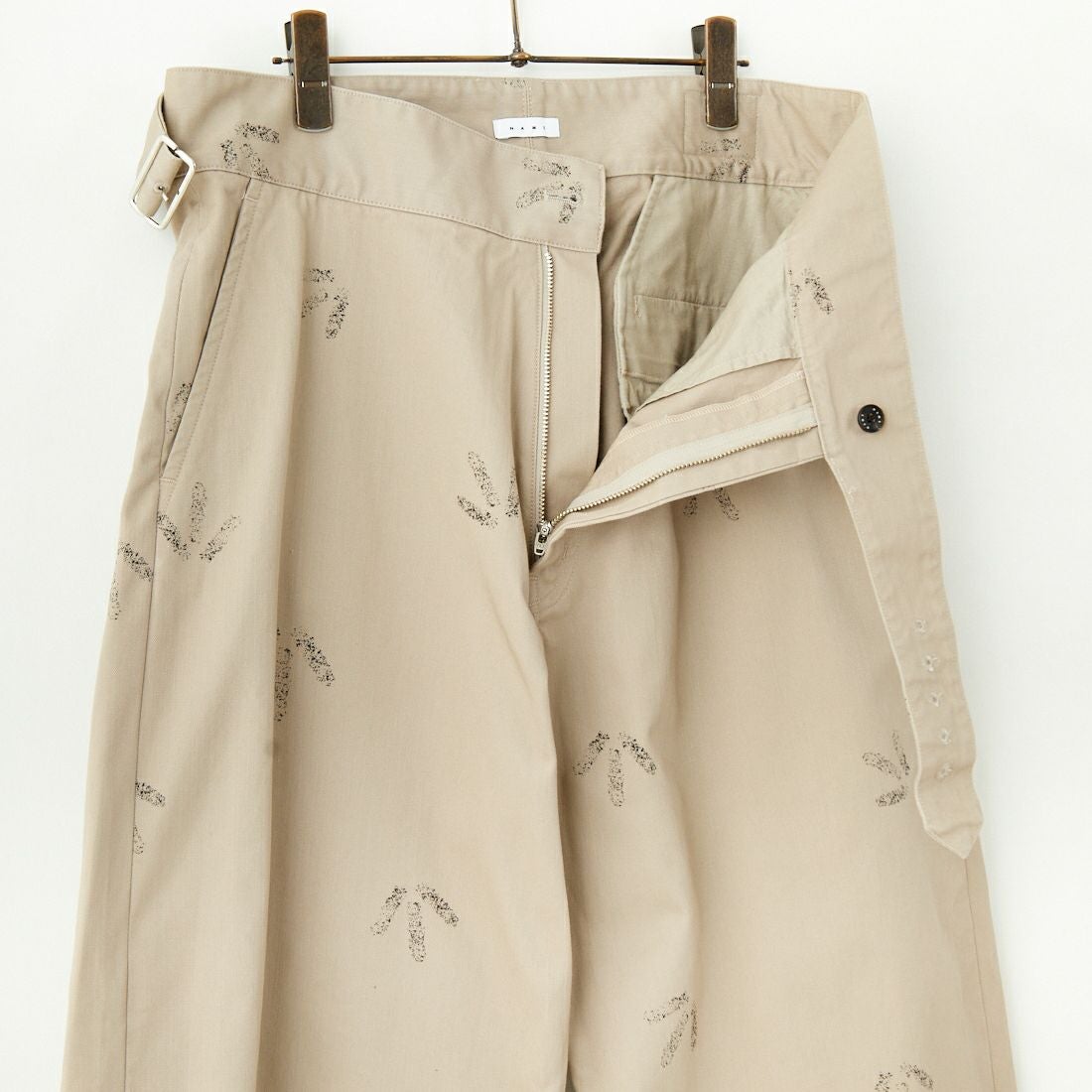 Name. [ネーム] ベルテッドパンツ [NMPT-020] BEIGE