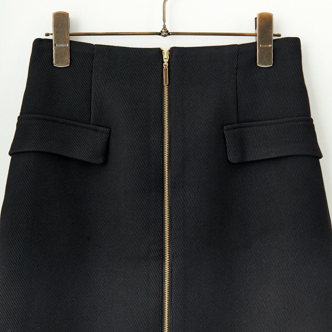 DONEEYU [ドニーユ] フロントZIPショートスカート [U-2013] 040 ﾌﾞﾗｯｸ