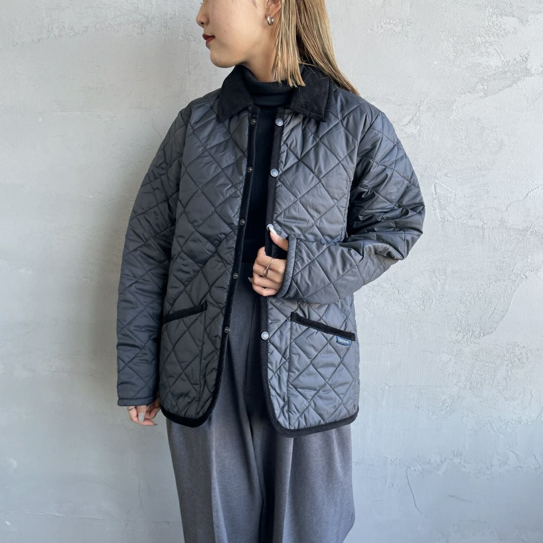 LAVENHAM [ラベンハム] Raydon Womens 21 レイドン キルティングジャケット [SLJ1245] G95 LAMP B &&モデル身長：156cm 着用サイズ：10&&