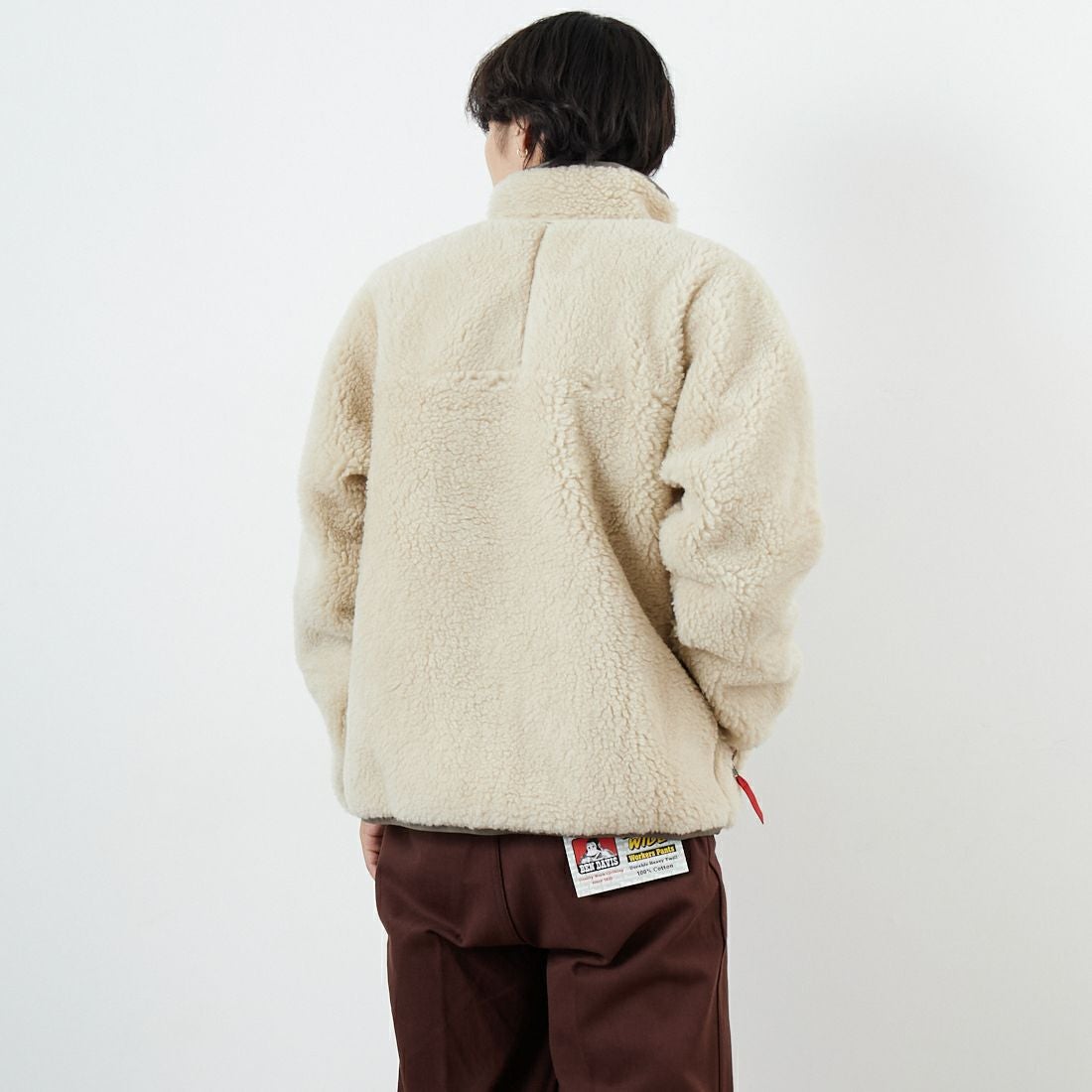 patagonia [パタゴニア] ナチュラル ブレンド レトロカーディガン [20535] DNLM &&モデル身長：179cm 着用サイズ：M&&