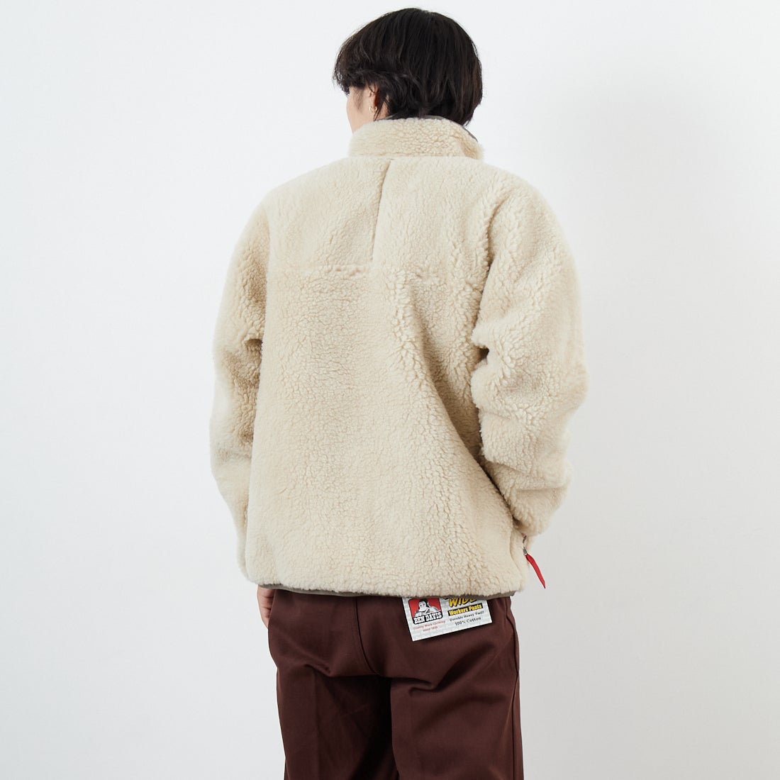 patagonia [パタゴニア] ナチュラル ブレンド レトロカーディガン [20535] DNLM &&モデル身長：179cm 着用サイズ：M&&