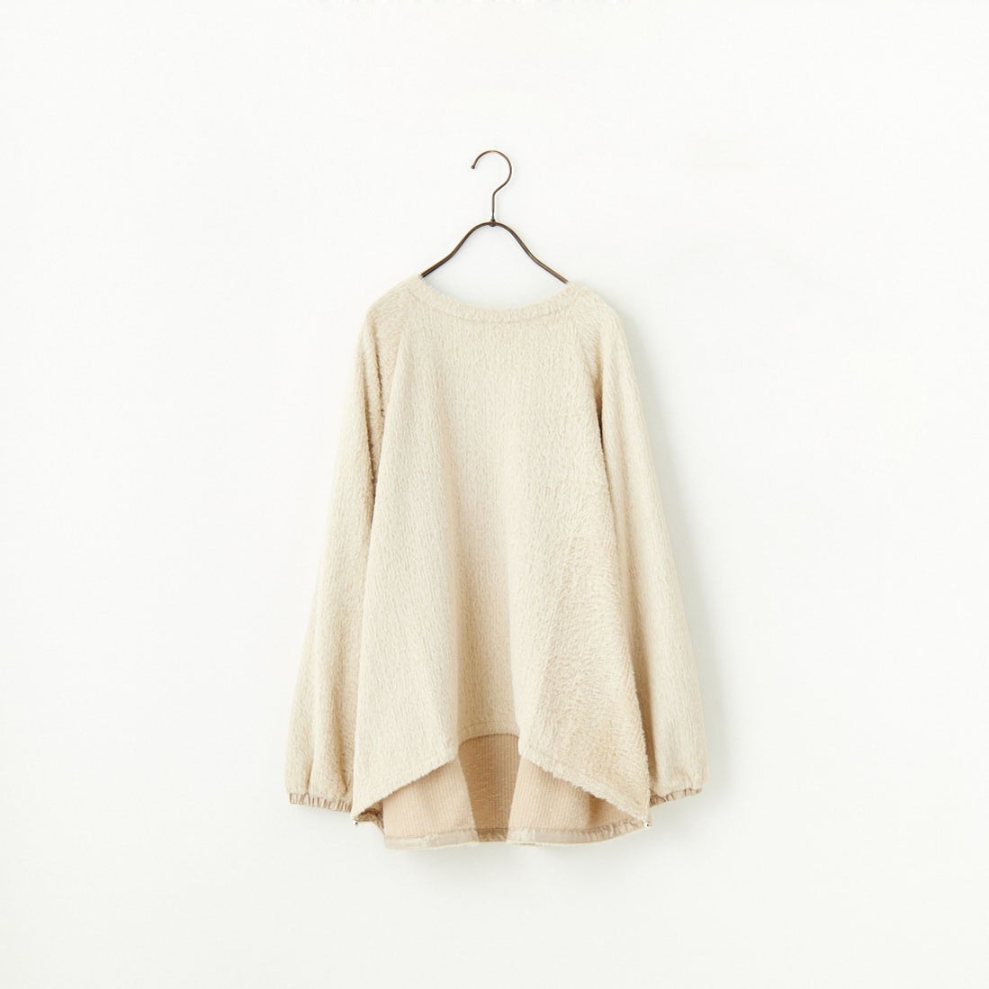 CHIGNON [シニヨン] シャギーニットソープルオーバー [8645-290MK] L.BEIGE
