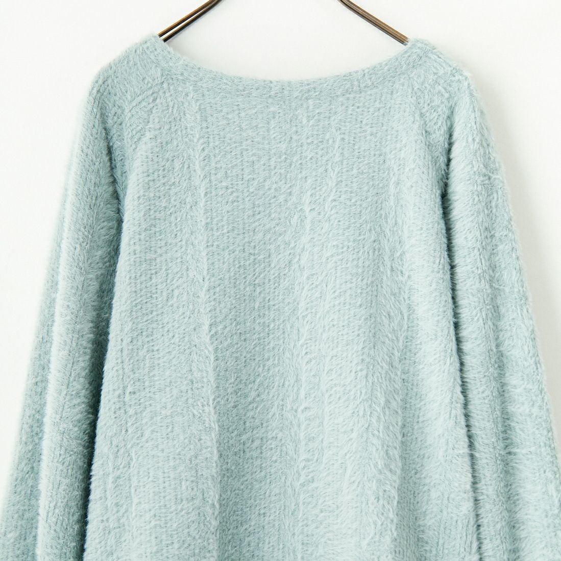 CHIGNON [シニヨン] シャギーニットソープルオーバー [8645-290MK] MINT