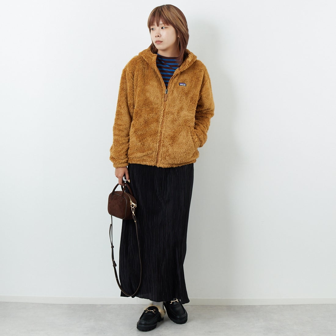patagonia [パタゴニア] キッズ ロス ガトス フーディ [65486] NESB &&モデル身長：167cm 着用サイズ：KID-XXL&&
