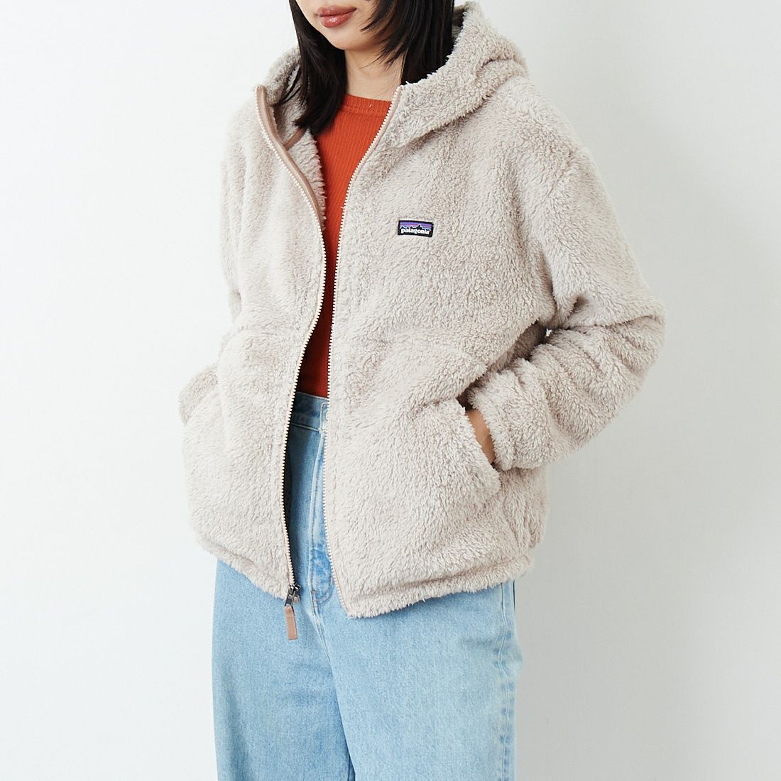 patagonia [パタゴニア] キッズ ロス ガトス フーディ [65486] STPE &&モデル身長：162cm 着用サイズ：KID-XXL&&