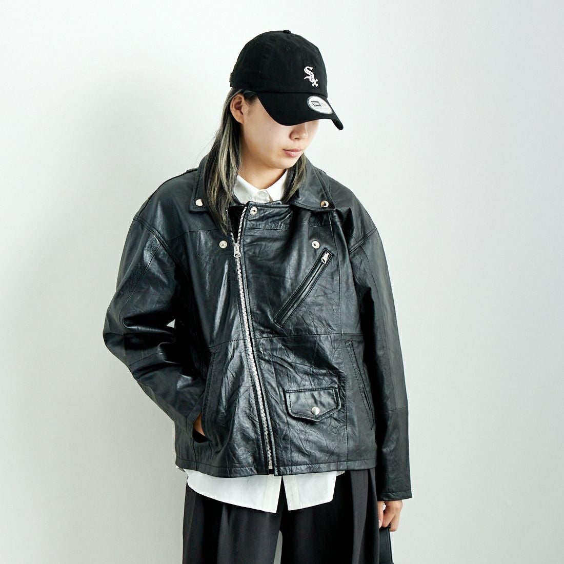 yoused [ユーズド] 別注 ライダースジャケット [JFY-244-093-FY