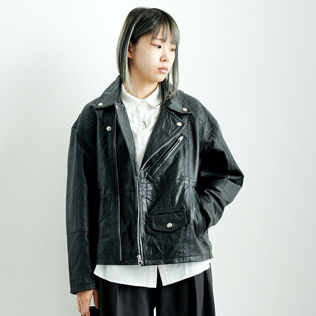 yoused [ユーズド] 別注 ライダースジャケット [JFY-244-093-FY