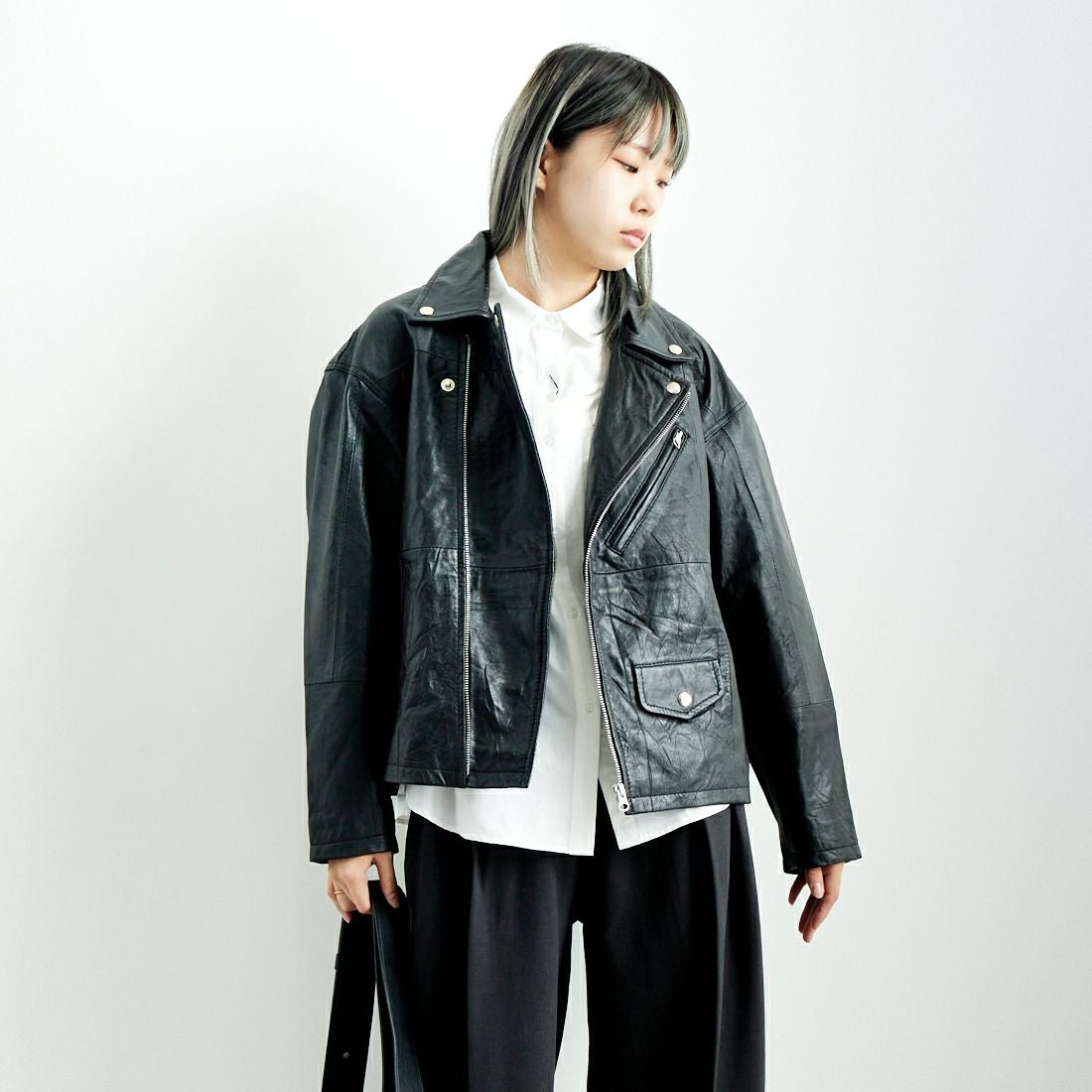 yoused [ユーズド] 別注 ライダースジャケット [JFY-244-093-FY