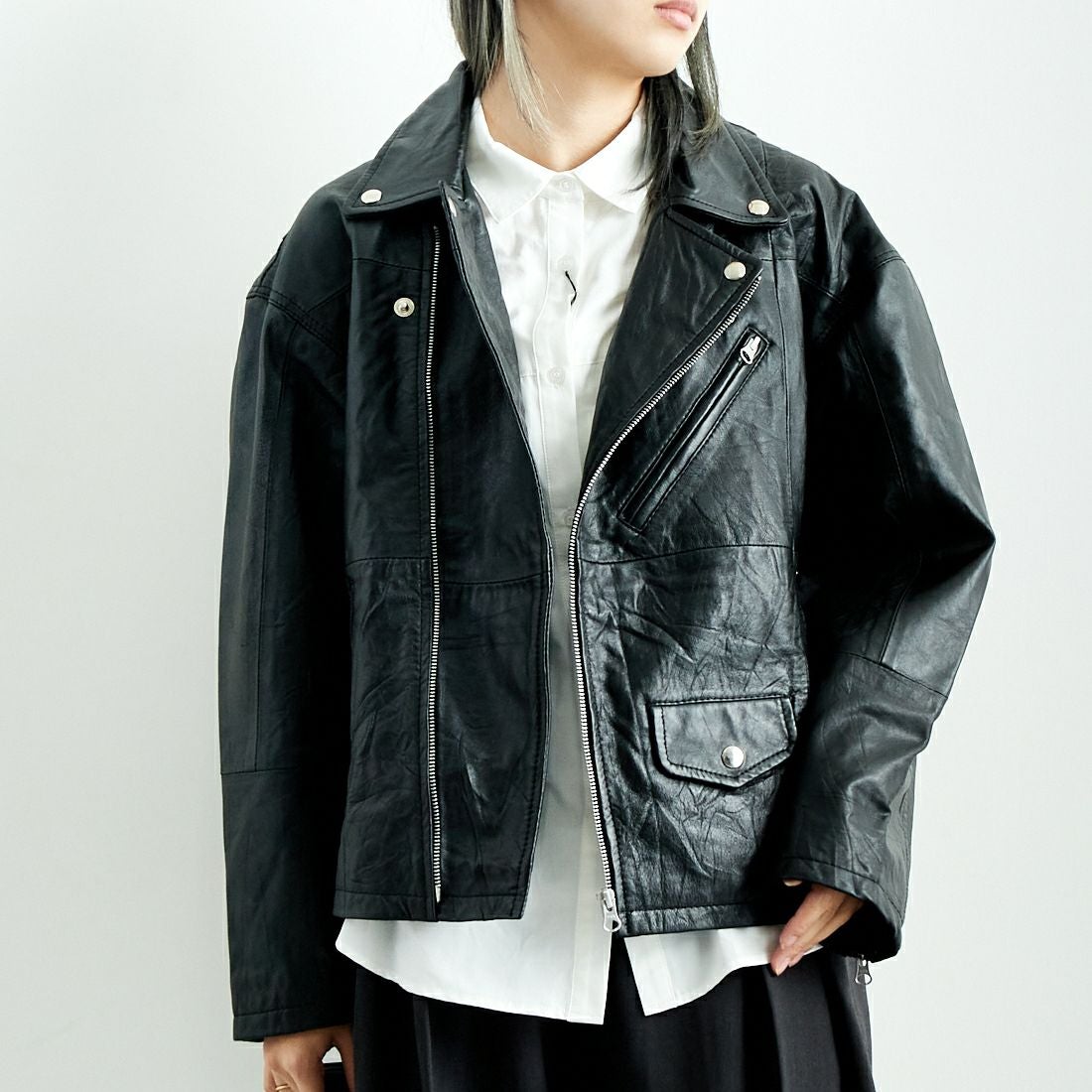 yoused [ユーズド] 別注 ライダースジャケット [JFY-244-093-FY