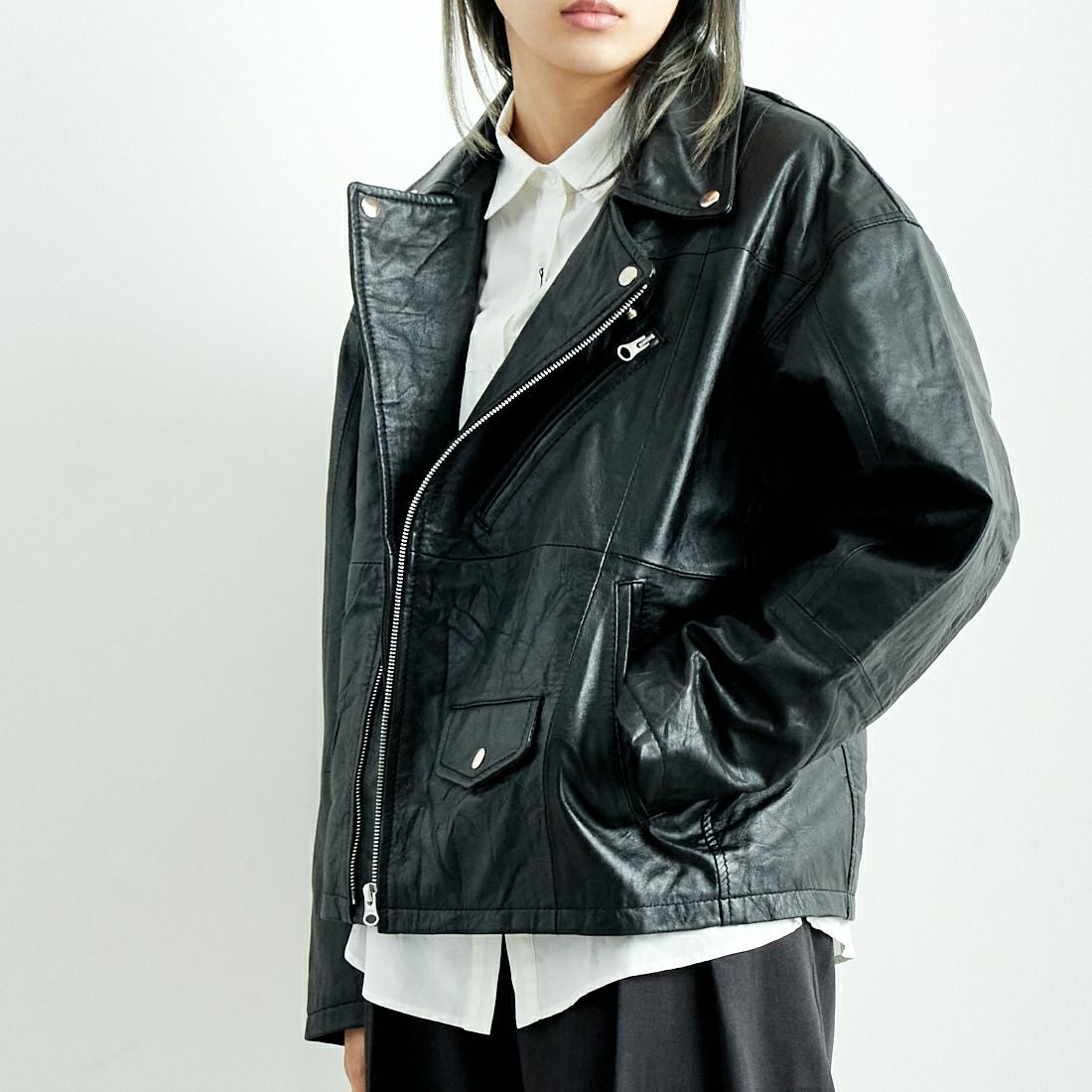 yoused [ユーズド] 別注 ライダースジャケット [JFY-244-093-FY