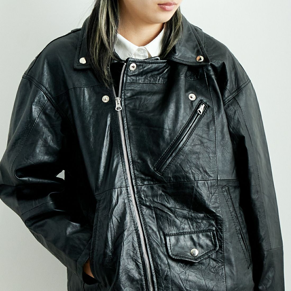 yoused [ユーズド] 別注 ライダースジャケット [JFY-244-093-FY