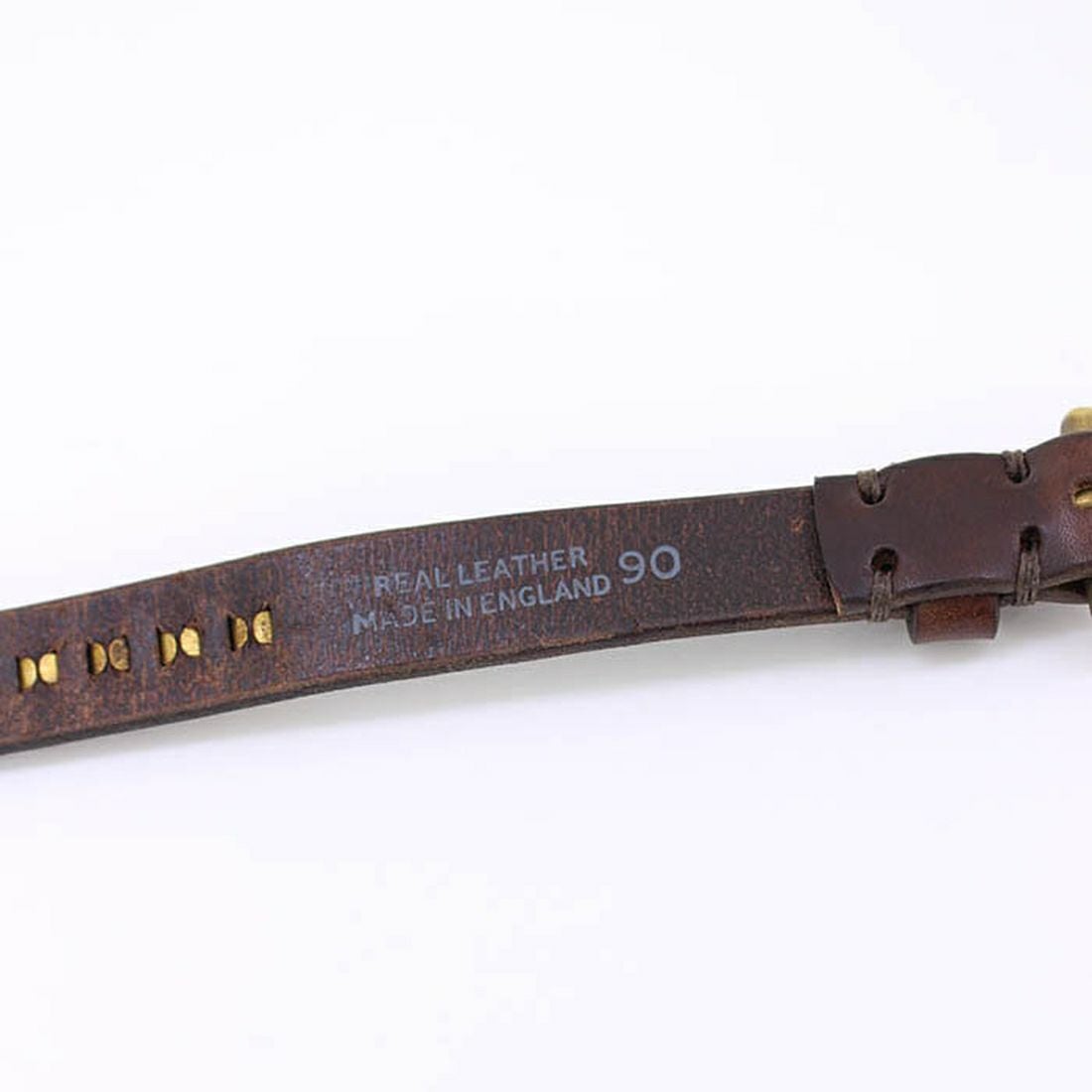 HALCYON BELT COMPANY [ハルシオンベルトカンパニー] レザーベルト PULL UP CLINCHER BRASS [PULL-UP-CLINCHE] T.MORO