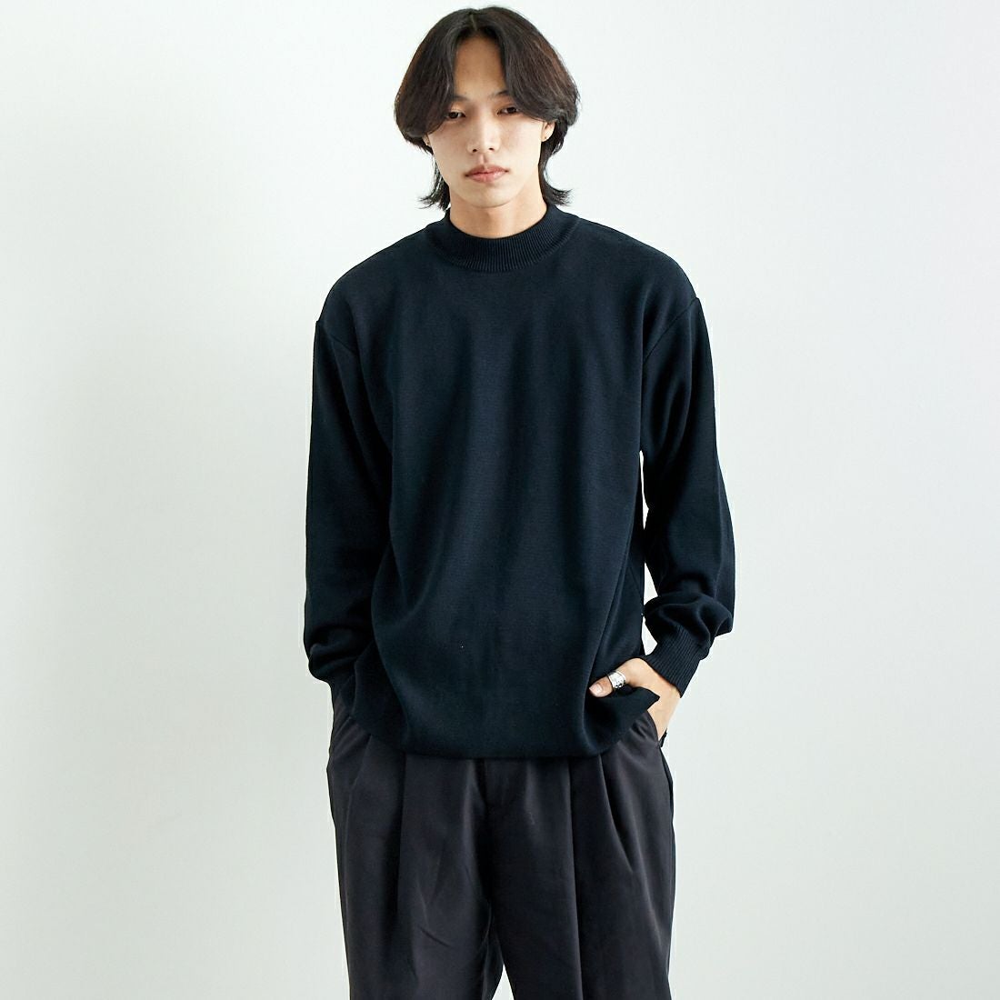 BLK&&モデル身長：179cm 着用サイズ：L&&