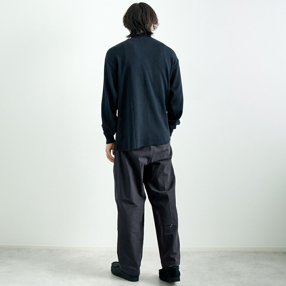 Noir Fabrik [ヌワールファブリック] ミラノリブモックネックニット