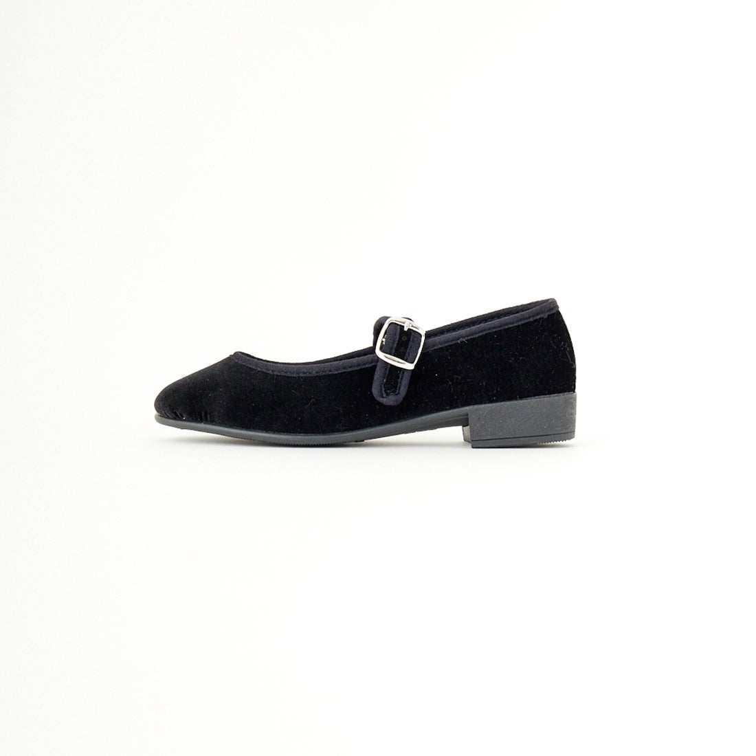 Javerflex [ジャバフレックス] ベルベット フラットシューズ [24-42506] NOIR