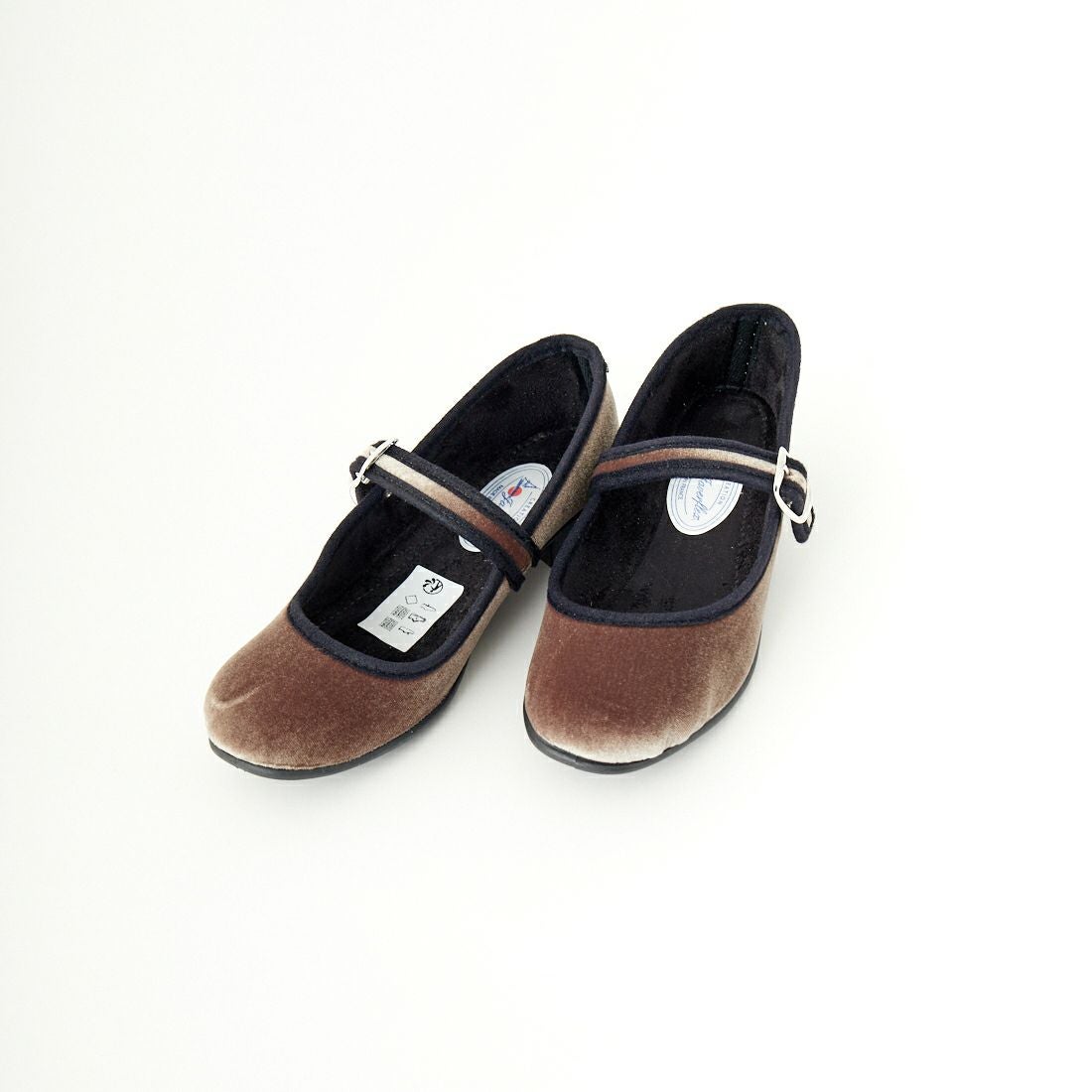Javerflex [ジャバフレックス] ベルベット フラットシューズ [24-42506] BEIGE