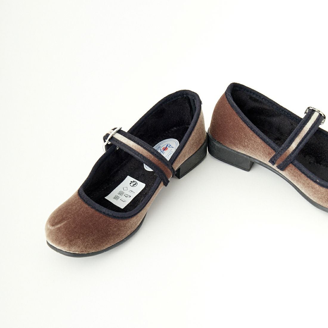 Javerflex [ジャバフレックス] ベルベット フラットシューズ [24-42506] BEIGE