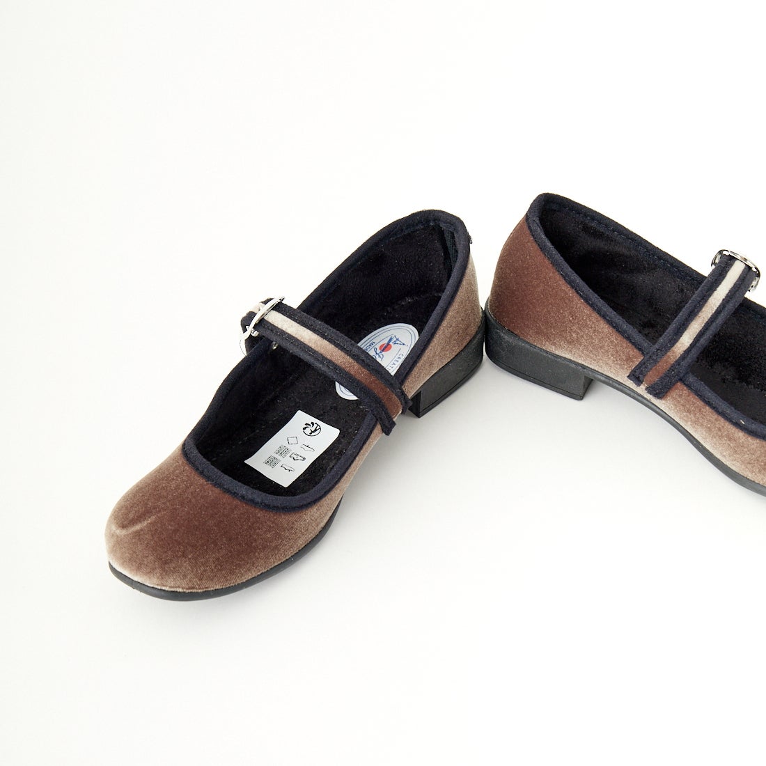 Javerflex [ジャバフレックス] ベルベット フラットシューズ [24-42506] BEIGE