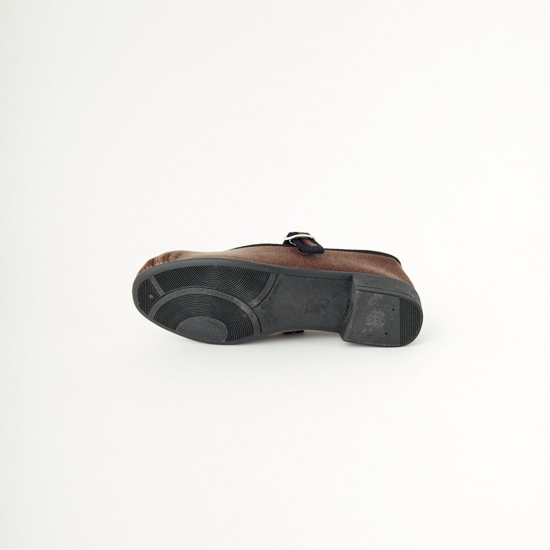 Javerflex [ジャバフレックス] ベルベット フラットシューズ [24-42506] BEIGE