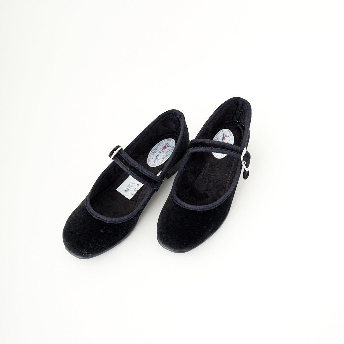 Javerflex [ジャバフレックス] ベルベット フラットシューズ [24-42506] NOIR