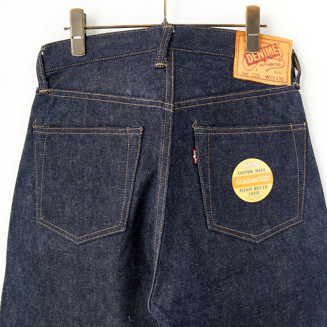 DENIME [ドゥニーム] オフセットXXモデル ノンウォッシュデニム [220A