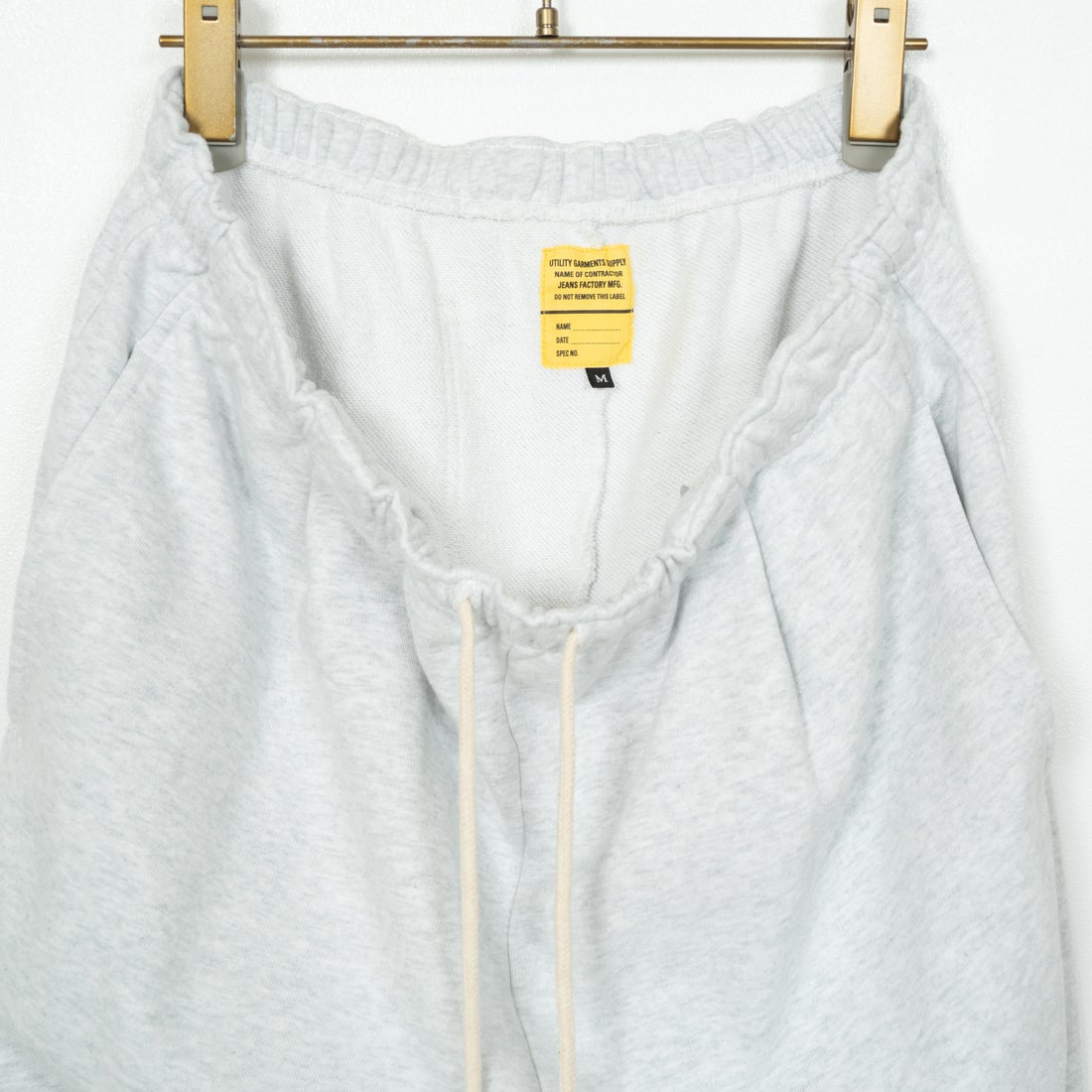 Jeans Factory Clothes [ジーンズファクトリークローズ] ピグメント ヘビー裏毛ワイドスウェットパンツ [2423-INM2] ASH