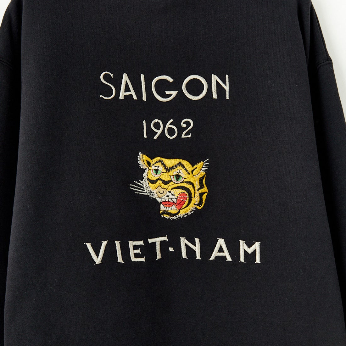 TAILOR TOYO [テーラートウヨウ] SAIGON1962 刺繍フーデッドパーカー [TT69473] 119 BLACK