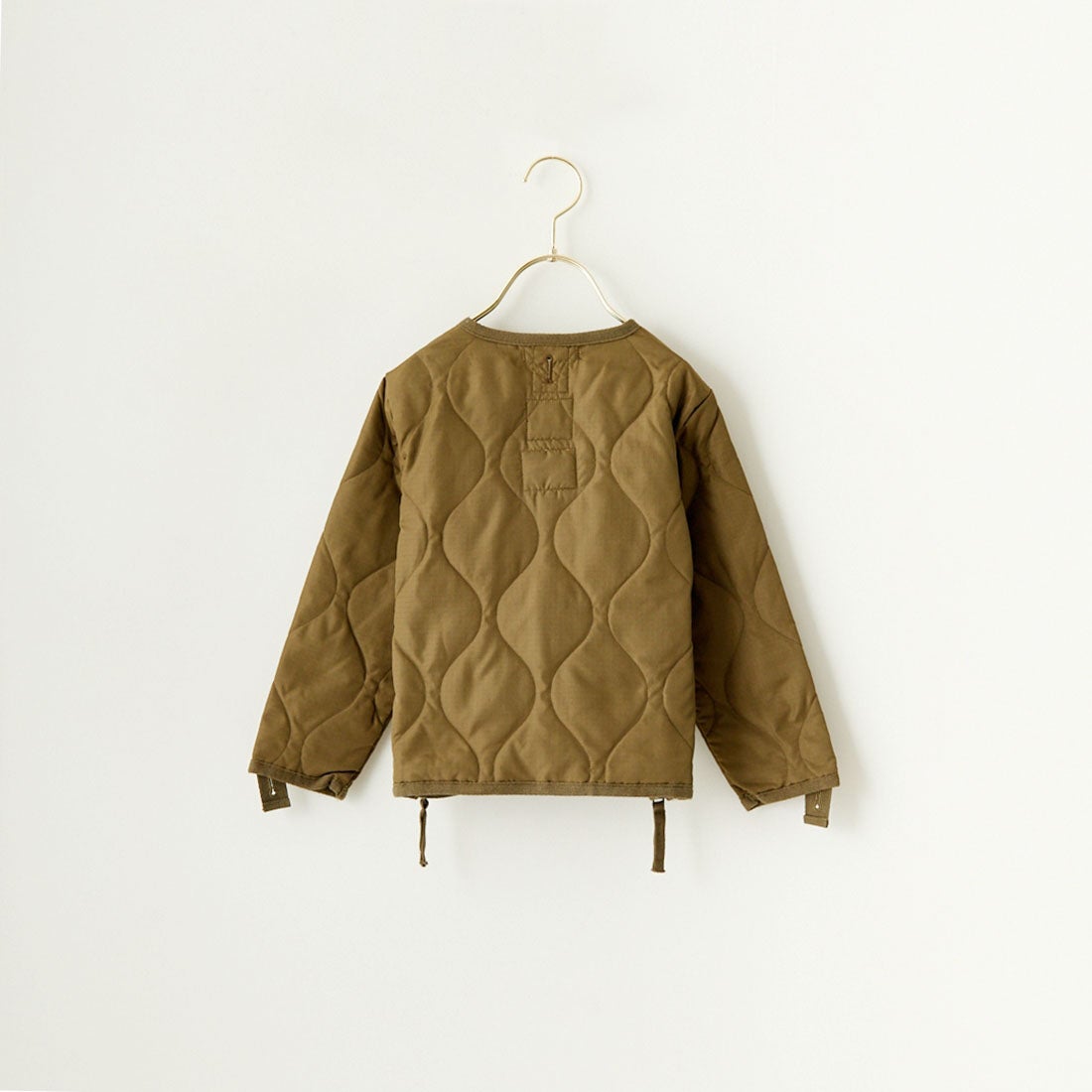 TAION [タイオン] キッズミリタリー Vネックジップダウンジャケット [TAION-K101ZML-1] D.OLIVE