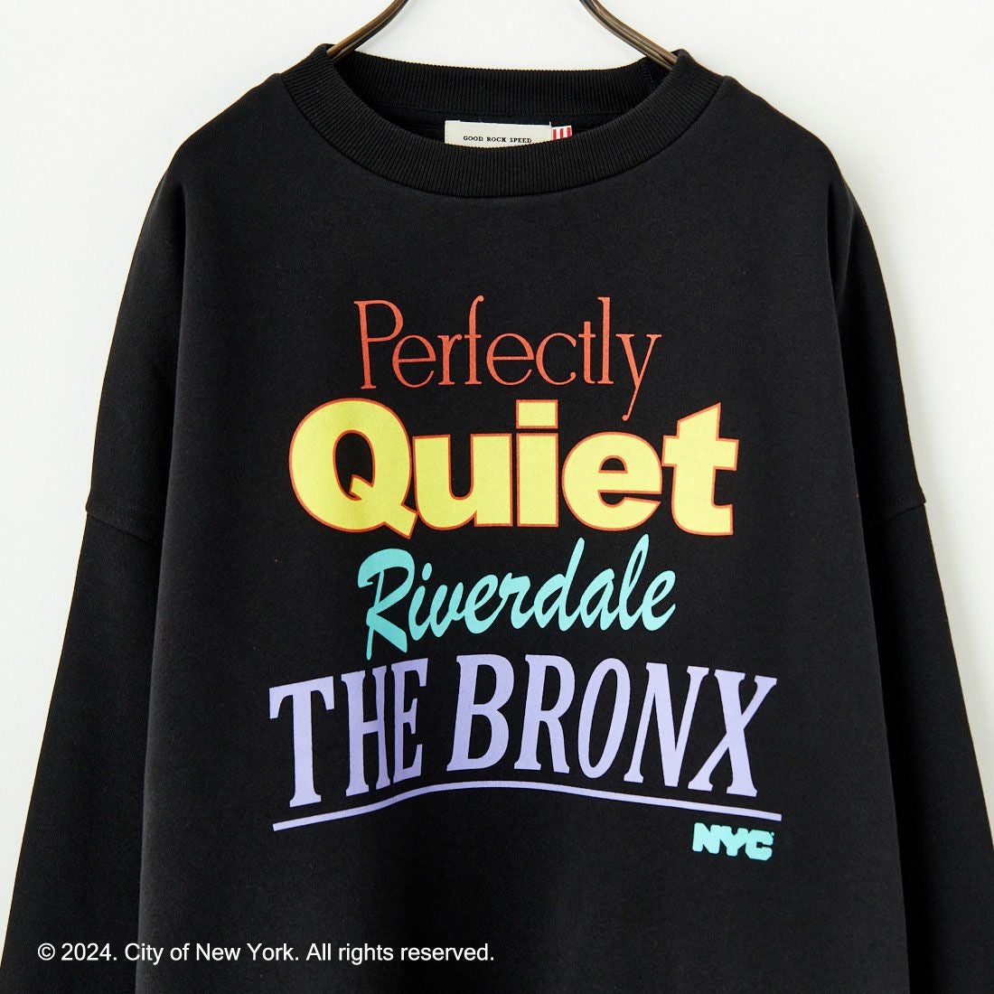 NYC × GOOD ROCK SPEED [エヌワイシー × グッドロックスピード] NYC ロングスリーブスウェット [24NYC209W] BLACK