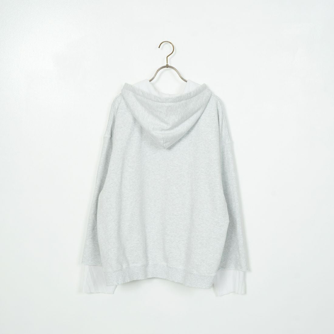 Jeans Factory Clothes [ジーンズファクトリークローズ] ピグメント ヘビー裏毛サーマルカットジップパーカー [2423-INM1] ASH