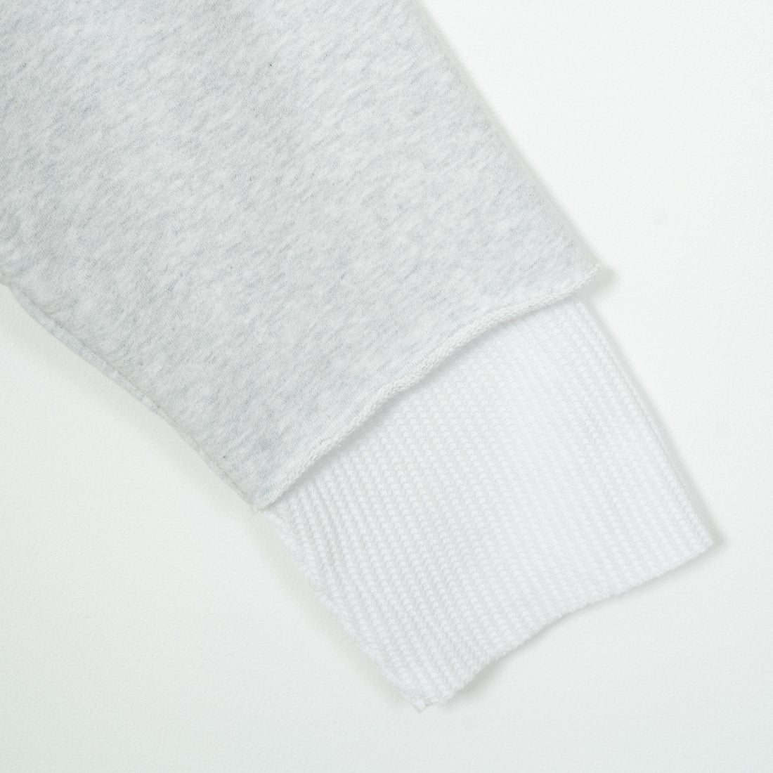 Jeans Factory Clothes [ジーンズファクトリークローズ] ピグメント ヘビー裏毛サーマルカットジップパーカー [2423-INM1] ASH