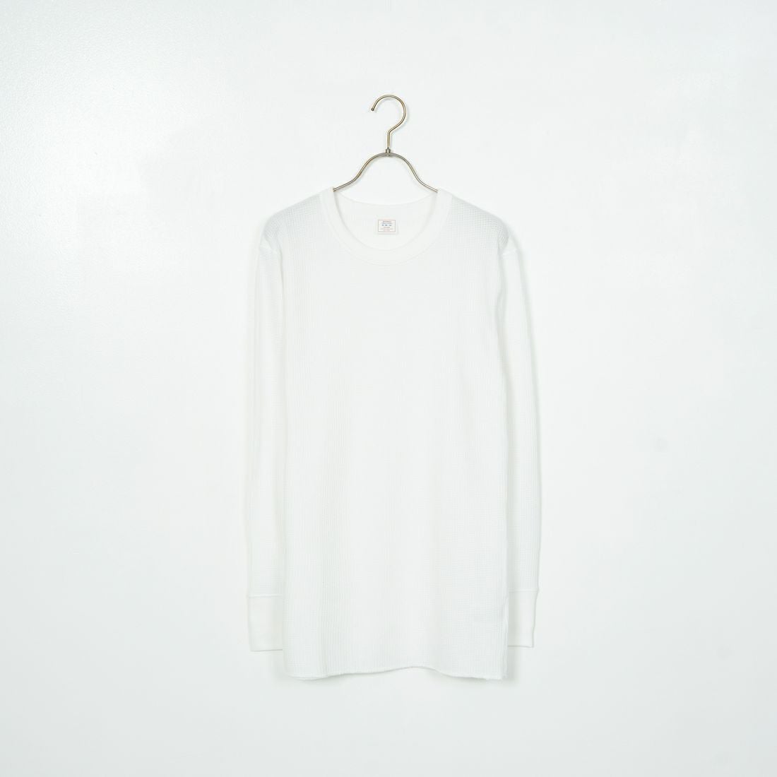 JE MORGAN [ジェイイーモーガン] ワッフルクルーネック長袖Tシャツ [JC088-52S] 01 WHITE