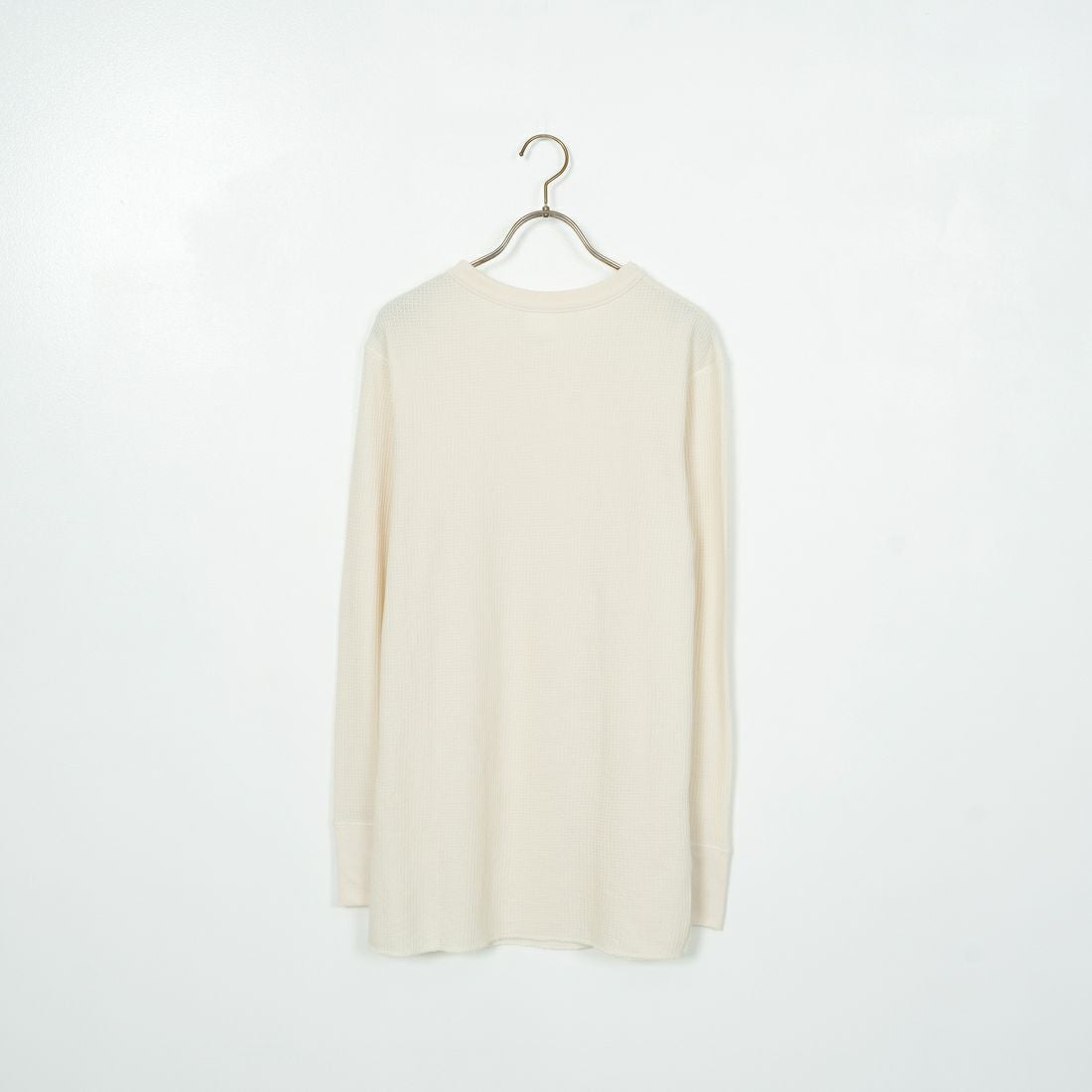 JE MORGAN [ジェイイーモーガン] ワッフルクルーネック長袖Tシャツ [JC088-52S] 04 NATURAL